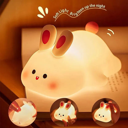  Silicone Rabbit Lamp, Home and Living 