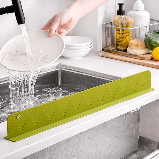 Sink Edge Splash Guard to Keep Countertops Dry