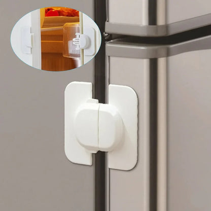 Childproof Premium Refrigerator Door Lock Clip System