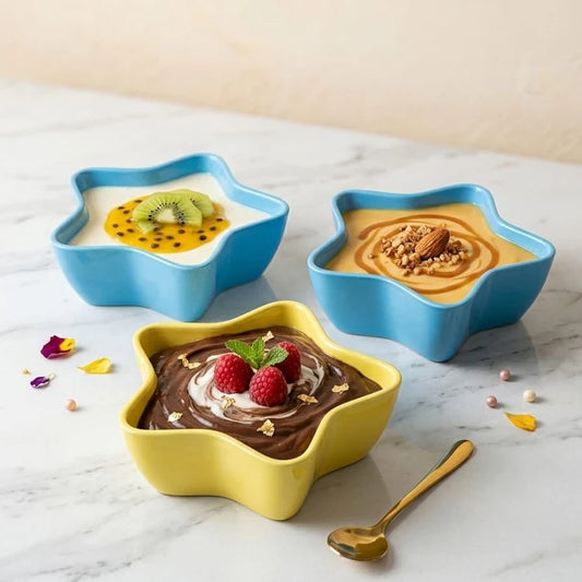 1Pcs Star Design Serving Bowl For Snacks, Fruits & Sweets