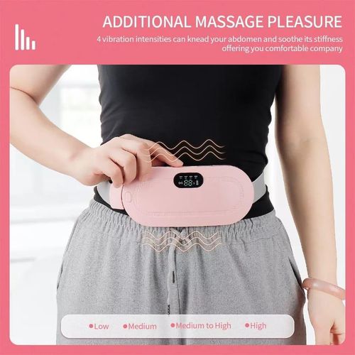 USB Rechargeable Smart Cramp Relief Heating Belt For Women