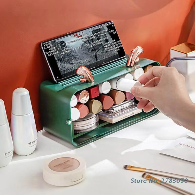 '- Wall Mounted Lipstick Organizer