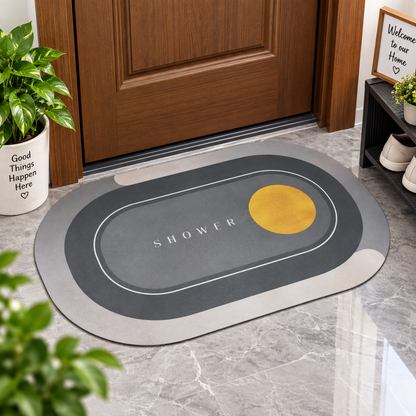 Water Absorbent Floor Mat – Quick-Dry Anti-Slip Mat for Clean & Dry Floors