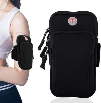 Waterproof Jogging Arm Bag with Earphone Port