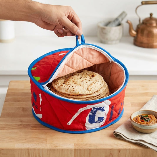 Zipper Roti Storage Cover Food Warmer Bag