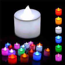 2Pcs LED Mood Lighting Candle Set