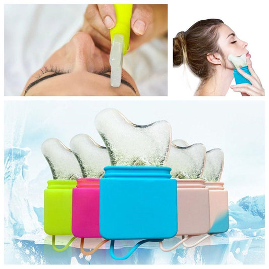 Silicone Facial Gua Sha Roller For Skin Therapy
