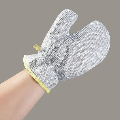 5 Pcs Reuseable Steel Wire Dishwashing Glove